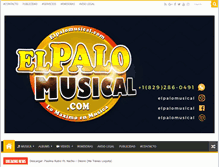 Tablet Screenshot of elpalomusical.com